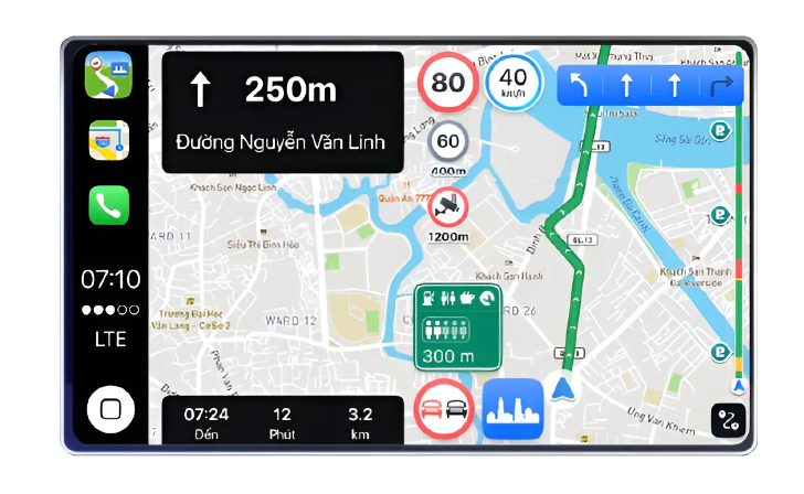 TÍNH NĂNG KẾT NỐI VỚI MÀN HÌNH XE